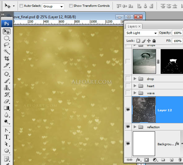 Happy Valentine's day card.. Photoshop tutorial